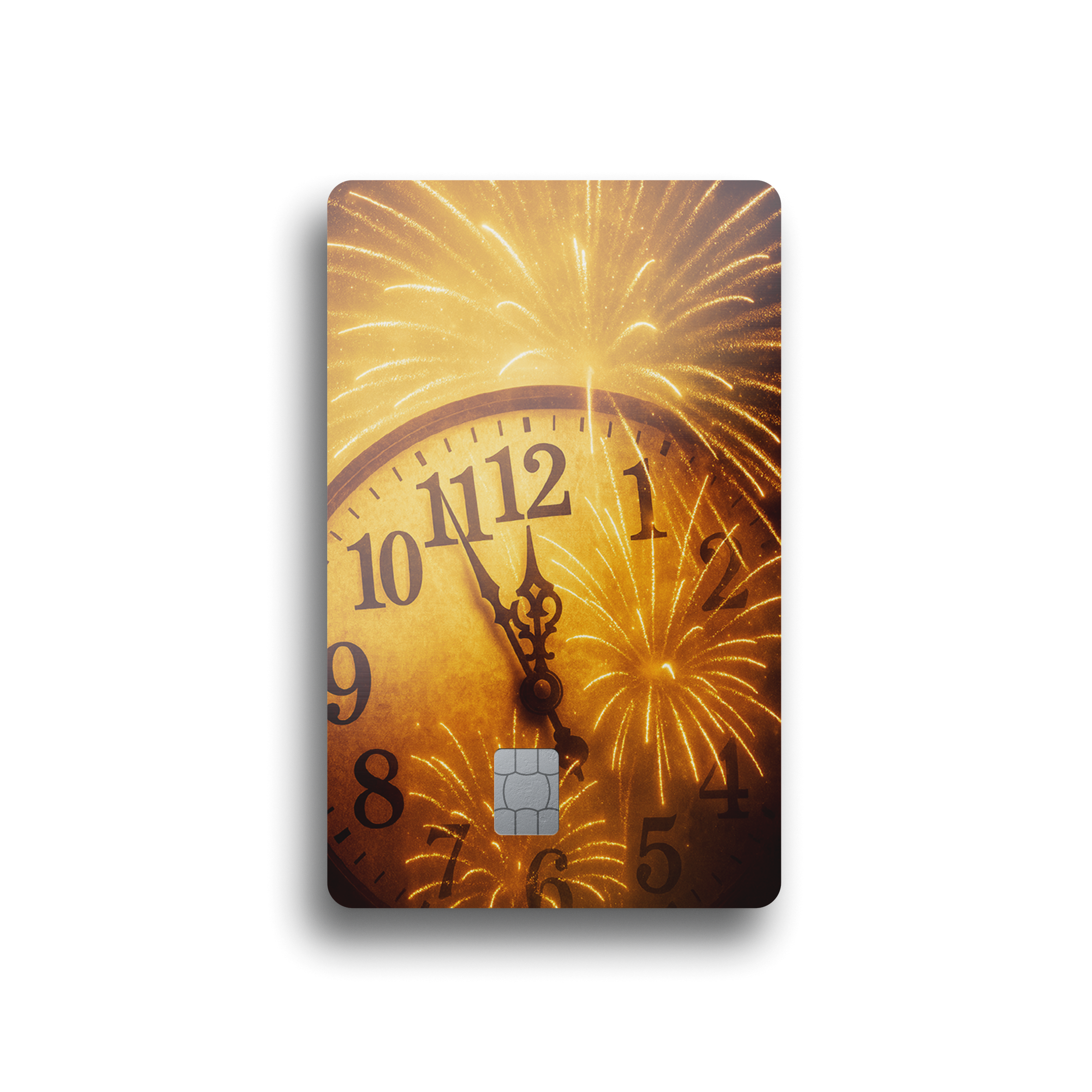 New Year Countdown Clock Card Skin